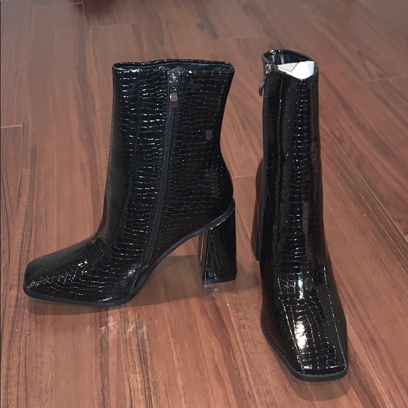 nasty gal croc boots